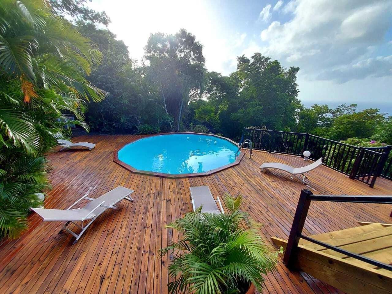 Villa Du Jardin Botanique, Ex. Propriete Coluche Deshaies Kültér fotó